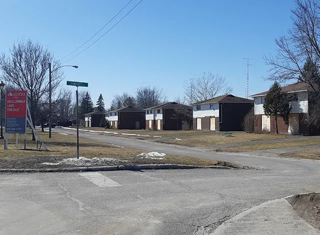 Housing-Property-Law-Suit Edwards Drive near the intersection of Townline Road East and Joseph Street