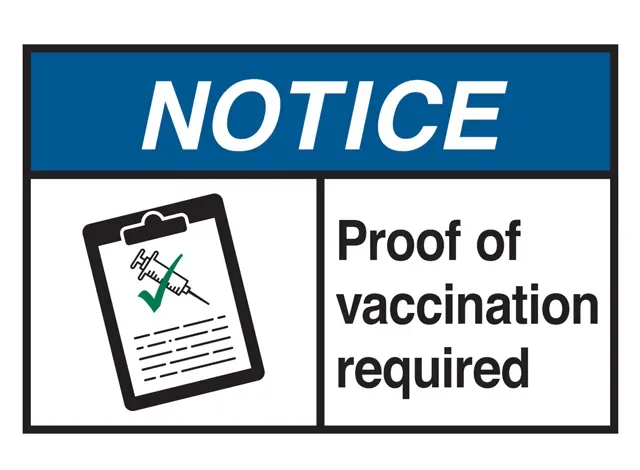 proof-of-vaccination Proof of vaccination