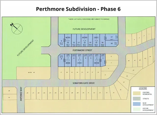 Perthmore Subdivision - Phase 6