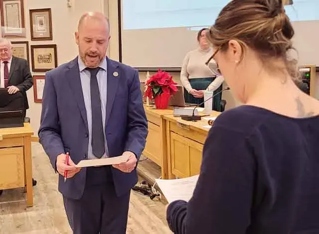 Toby Randell Oath of Office.