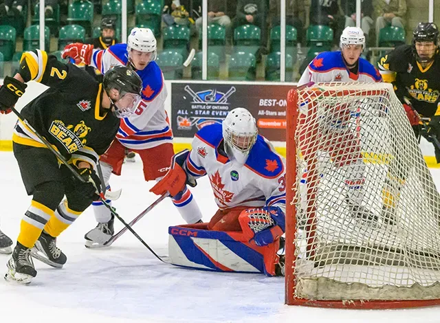 Smiths Falls J. A. Bears vs Rockland Nationals on Nov. 22