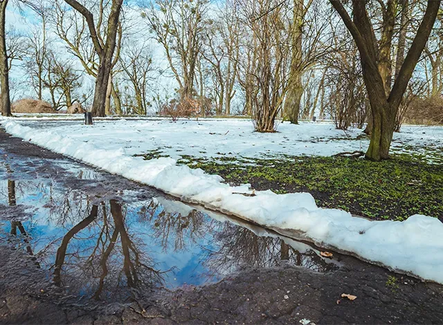 snow thawing