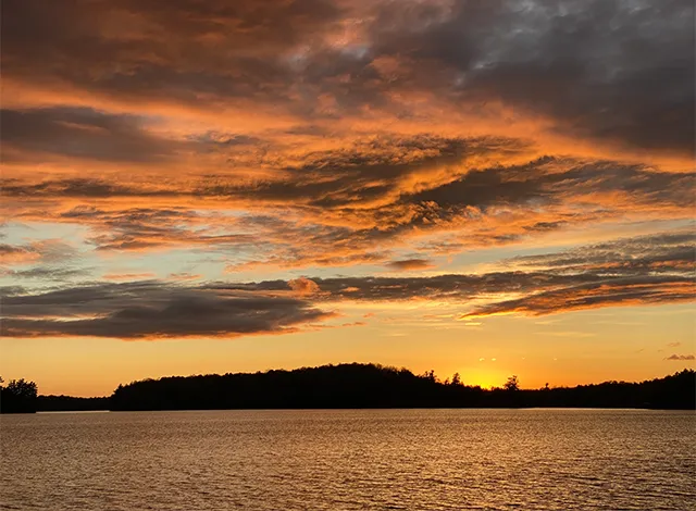 Lower Beverley Lake Sunset