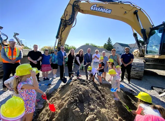 Ground breaks on new child care facility in Mississippi Mills.