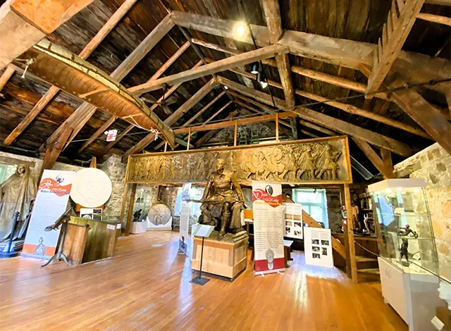 MVCA weight future of Mill of Kintail. Where this R Tait McKenzie collection can be seen.