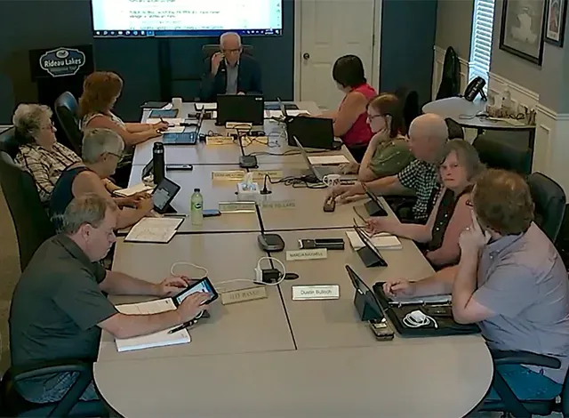 Rideau Lakes Council meeting