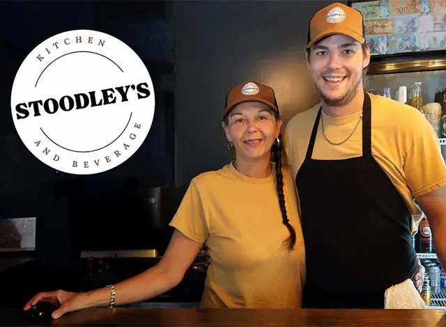 Stoodley's Kitchen and Beverage. Kody and Chris White.