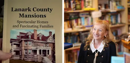 Arlene Stafford-Wilson and her new book "Lanark County Mansions"