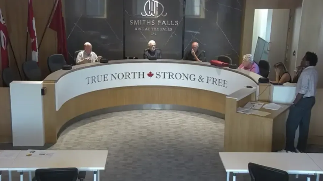 Smiths Falls council meeting Sept. 15