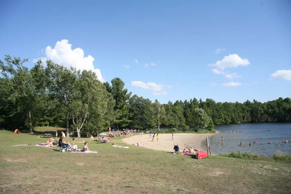 Murphys point beach, one of many things to do in Perth Ontario
