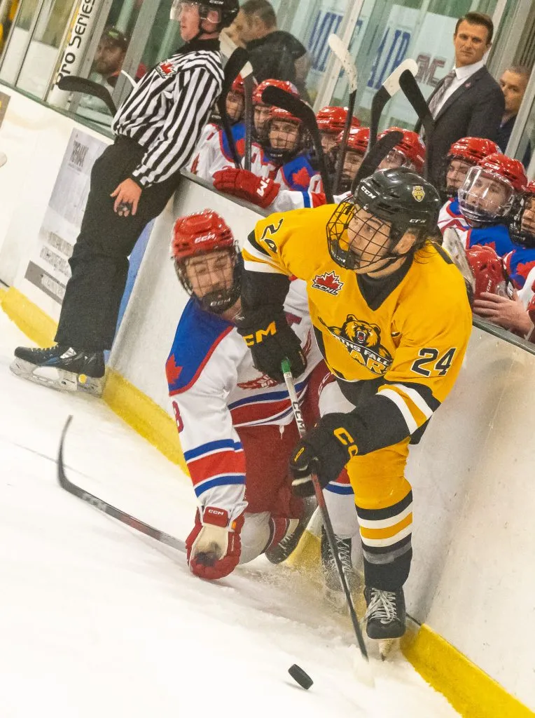 Smiths Falls Bears vs Rockland Nationals Oct. 10, 2025.
