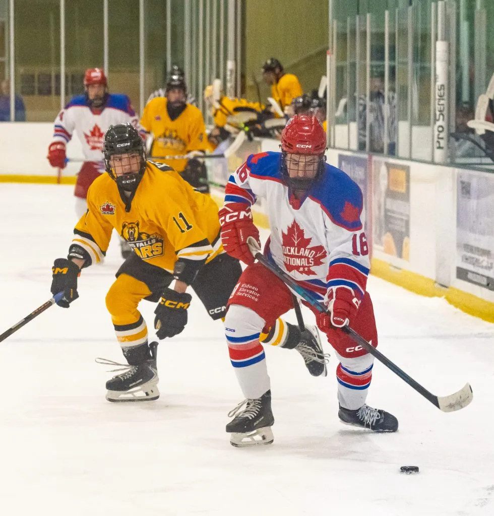 Smiths Falls Bears vs Rockland Nationals Oct. 10, 2025.
