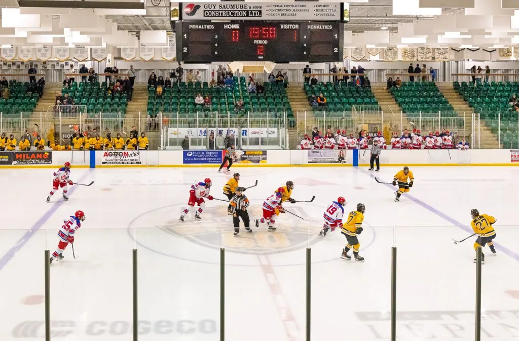 Smiths Falls Bears vs Rockland Nationals Oct. 10, 2025.