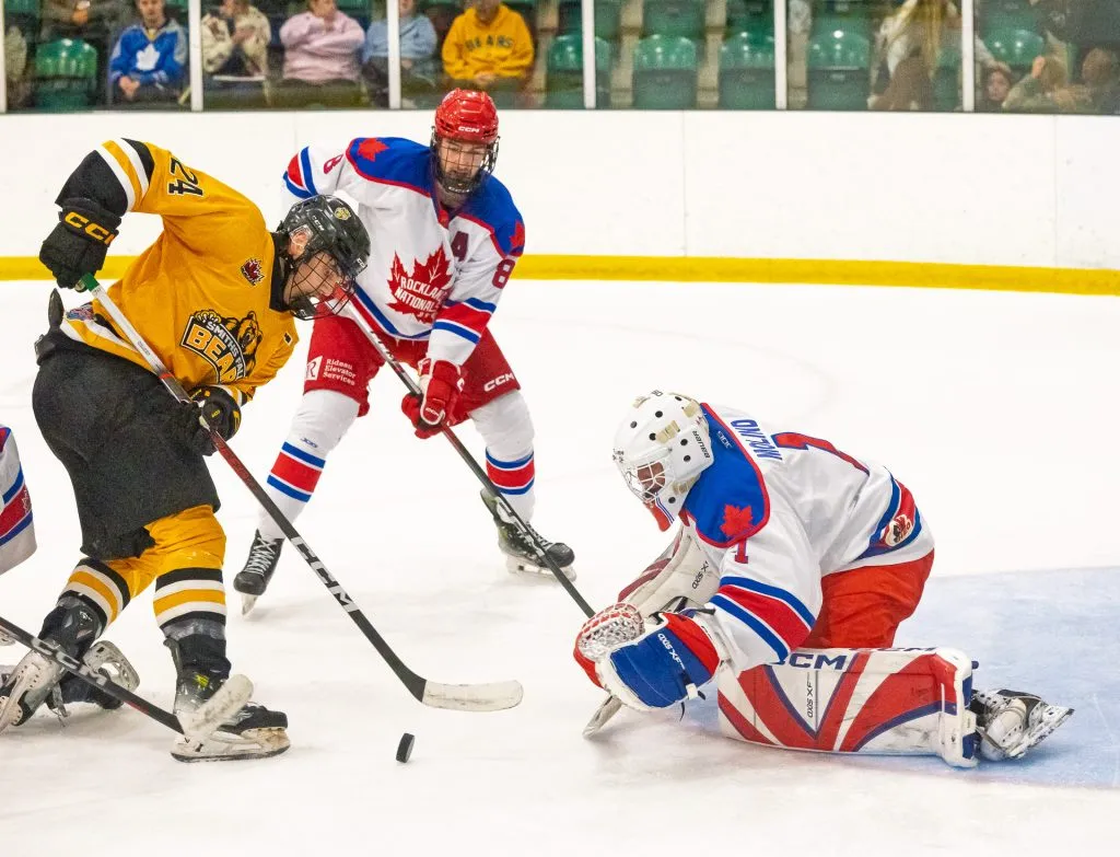 Smiths Falls Bears vs Rockland Nationals Oct. 10, 2025.