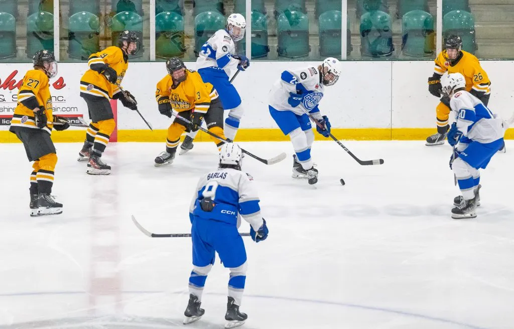 Smiths Falls Bears vs. Navan Grads on Oct. 24, 2025