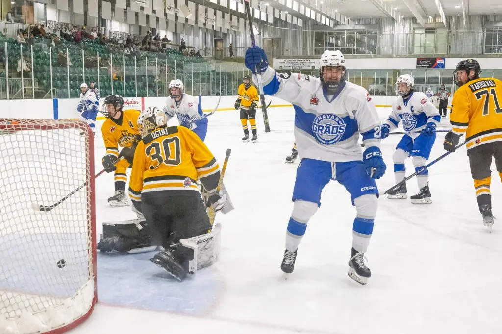 Smiths Falls Bears vs. Navan Grads on Oct. 24, 2025