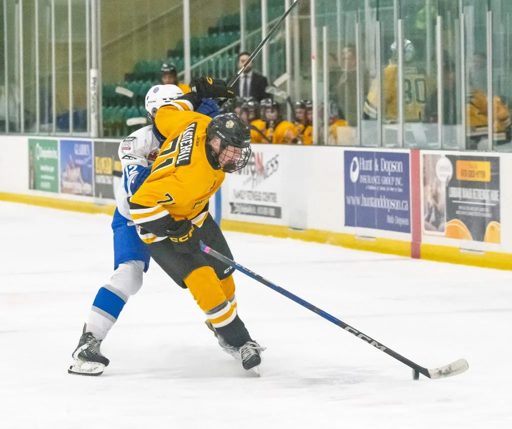 Smiths Falls Bears vs. Navan Grads on Oct. 24, 2025