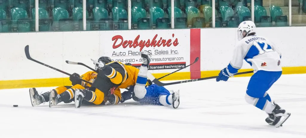 Smiths Falls Bears vs. Navan Grads on Oct. 24, 2025