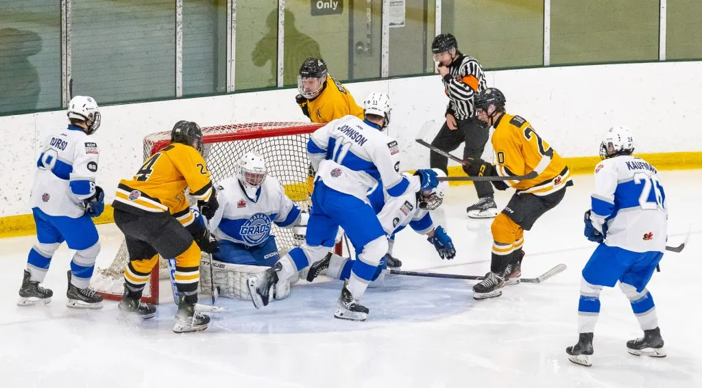 Smiths Falls Bears vs. Navan Grads on Oct. 24, 2025