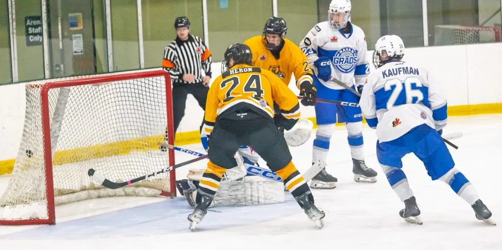 Smiths Falls Bears vs. Navan Grads on Oct. 24, 2025