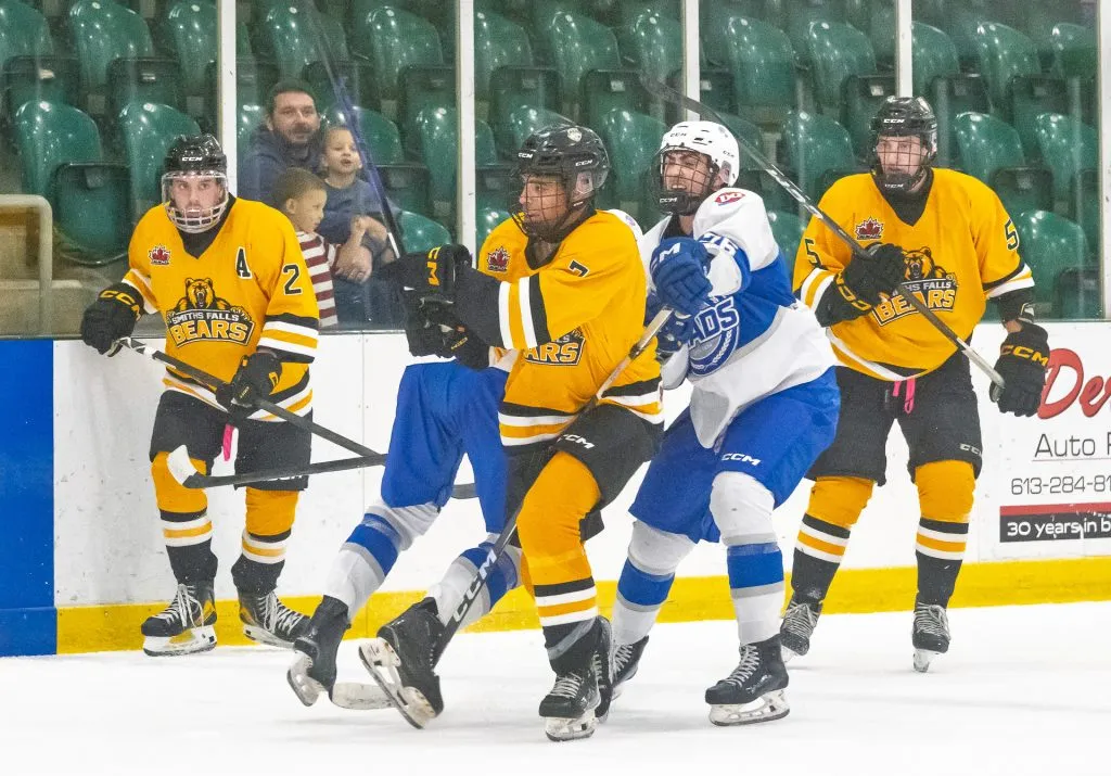 Smiths Falls Bears vs. Navan Grads on Oct. 24, 2025