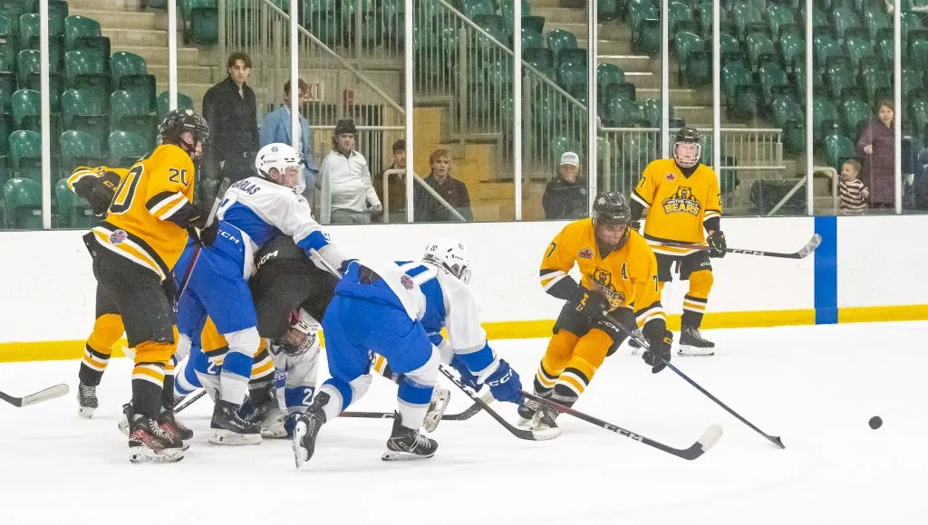 Smiths Falls Bears vs. Navan Grads on Oct. 24, 2025