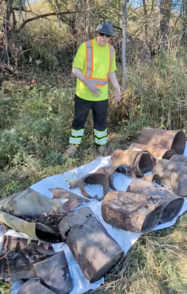 Smiths Falls compost site buried vessels