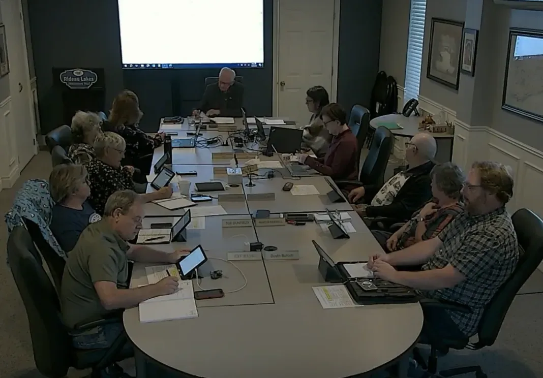 Rideau Lakes council meeting Oct. 6