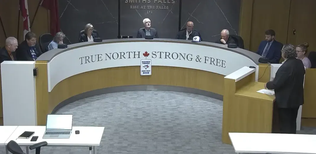 Screenshot 2025-10-29 at 12.21.49 AM Smiths Falls 2026 budget discussed during council meeting.