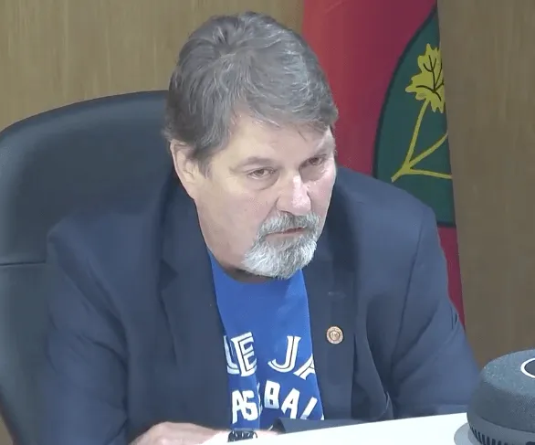 Coun. Jay Brennan thanks Treasurer Paul Dowber for the presentation on the Smiths Falls 2026 Budget