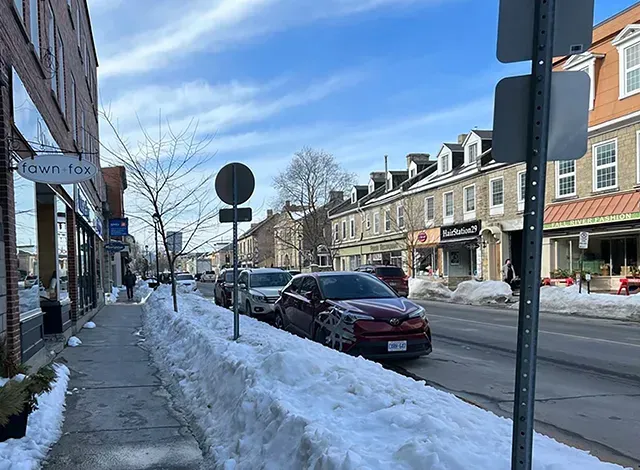 Town of Perth winter streets