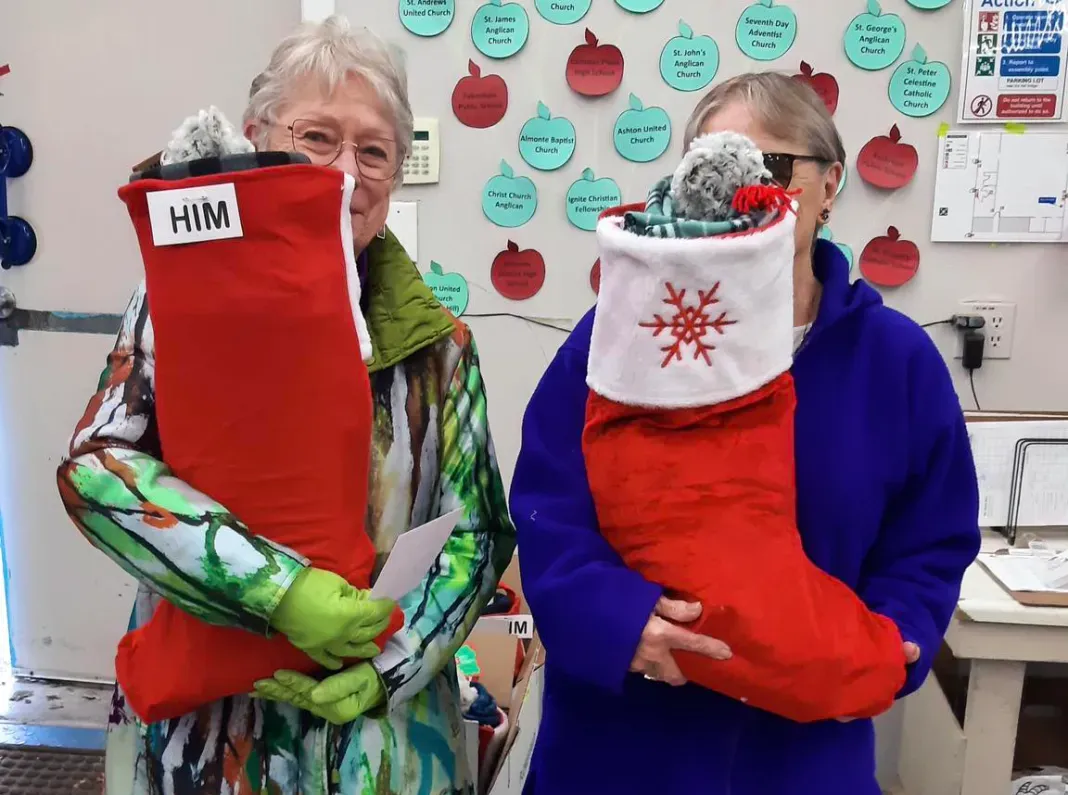 stocking drive 2024 Lanark County Food Bank annual Christmas Stocking drive