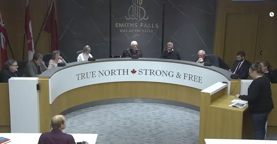 Smiths Falls council committee of the whole Nov. 10, 2025